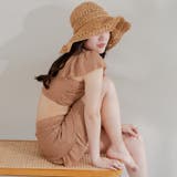 Lブラウン | 【Web限定】肩フリル水着 | RMAF　NICE CLAUP / OLIVE des OLIVE