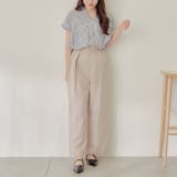 【nao】後レースアップタケノコタック柄ブラウス | RMAF NICE CLAUP / OLIVE des OLIVE | 詳細画像14