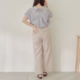 【nao】後レースアップタケノコタック柄ブラウス | RMAF NICE CLAUP / OLIVE des OLIVE | 詳細画像16