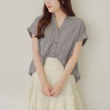 【nao】後レースアップタケノコタック柄ブラウス | RMAF NICE CLAUP / OLIVE des OLIVE | 詳細画像17