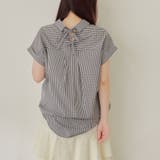 【nao】後レースアップタケノコタック柄ブラウス | RMAF NICE CLAUP / OLIVE des OLIVE | 詳細画像20