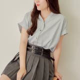 【nao】後レースアップタケノコタック柄ブラウス | RMAF NICE CLAUP / OLIVE des OLIVE | 詳細画像25