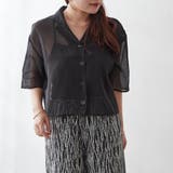 【NAO】シアーボイル開襟シャツ | RMAF NICE CLAUP / OLIVE des OLIVE | 詳細画像15