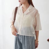 ナチュラル | 【NAO】シアーボイル開襟シャツ | RMAF NICE CLAUP / OLIVE des OLIVE