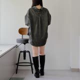 【NAO】後レースアップタケノコタックシャツ | RMAF　NICE CLAUP / OLIVE des OLIVE | 詳細画像45 