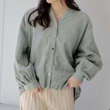 ミント | 【NAO】後レースアップタケノコタックシャツ | RMAF　NICE CLAUP / OLIVE des OLIVE