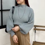 ミント | ボトルネックリブニット | RMAF　NICE CLAUP / OLIVE des OLIVE