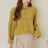 【Web限定】2WAYモールケーブルニット | RMAF　NICE CLAUP / OLIVE des OLIVE | 詳細画像2 