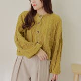 【Web限定】2WAYモールケーブルニット | RMAF　NICE CLAUP / OLIVE des OLIVE | 詳細画像3 