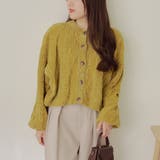 【Web限定】2WAYモールケーブルニット | RMAF　NICE CLAUP / OLIVE des OLIVE | 詳細画像4 