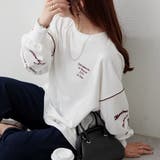 アイボリー | 【NAO】配色メローロンT | RMAF NICE CLAUP / OLIVE des OLIVE