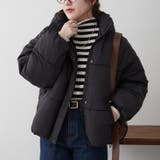 ブラック | 【NAO】裾ラウンドフェイクダウン | RMAF　NICE CLAUP / OLIVE des OLIVE