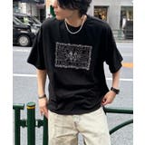 【Mavie..7】ヴィンテージ風、ロゴプリントTシャツ | NICE CLAUP / OLIVE des OLIVE　OUTLET | 詳細画像24 