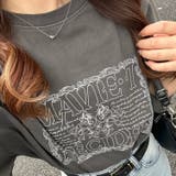 【Mavie..7】ヴィンテージ風、ロゴプリントTシャツ | NICE CLAUP / OLIVE des OLIVE　OUTLET | 詳細画像34 