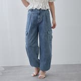 デニムワイドカーゴパンツ | RMAF NICE CLAUP / OLIVE des OLIVE | 詳細画像2