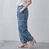 デニムワイドカーゴパンツ | RMAF NICE CLAUP / OLIVE des OLIVE | 詳細画像4