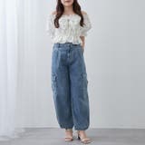 デニムワイドカーゴパンツ | RMAF NICE CLAUP / OLIVE des OLIVE | 詳細画像6