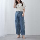 デニムワイドカーゴパンツ | RMAF NICE CLAUP / OLIVE des OLIVE | 詳細画像7