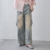 ブリーチ | デニムワイドカーゴパンツ | RMAF NICE CLAUP / OLIVE des OLIVE