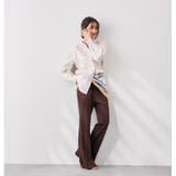 -3kg裾スリットフレアパンツ | RMAF NICE CLAUP / OLIVE des OLIVE | 詳細画像10