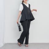 -3kg裾スリットフレアパンツ | RMAF NICE CLAUP / OLIVE des OLIVE | 詳細画像37