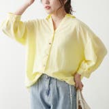 【豊富なカラバリ】後ろレースアップタケノコタックブラウス | RMAF NICE CLAUP / OLIVE des OLIVE | 詳細画像8