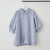 柄1 | 【後ろ姿も可愛く】後レースアップボリューム袖ブラウス | RMAF NICE CLAUP / OLIVE des OLIVE