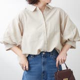 【後ろ姿も可愛く】後レースアップボリューム袖ブラウス | RMAF NICE CLAUP / OLIVE des OLIVE | 詳細画像31