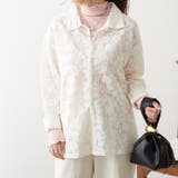 【大人のこなれ感】メッシュレースシャツ | RMAF NICE CLAUP / OLIVE des OLIVE | 詳細画像3