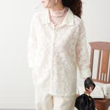 【大人のこなれ感】メッシュレースシャツ | RMAF NICE CLAUP / OLIVE des OLIVE | 詳細画像5