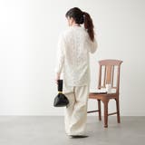 【大人のこなれ感】メッシュレースシャツ | RMAF NICE CLAUP / OLIVE des OLIVE | 詳細画像12