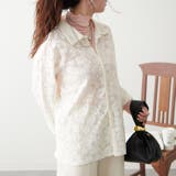 アイボリー | 【大人のこなれ感】メッシュレースシャツ | RMAF NICE CLAUP / OLIVE des OLIVE