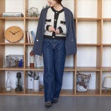 【Web限定】配色クルーカーデ | RMAF NICE CLAUP / OLIVE des OLIVE | 詳細画像13