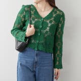 透かし編みカーデ | RMAF NICE CLAUP / OLIVE des OLIVE | 詳細画像10