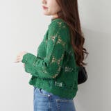 透かし編みカーデ | RMAF NICE CLAUP / OLIVE des OLIVE | 詳細画像12