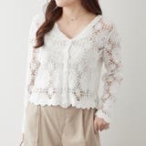 透かし編みカーデ | RMAF NICE CLAUP / OLIVE des OLIVE | 詳細画像17