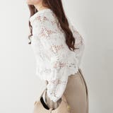 透かし編みカーデ | RMAF NICE CLAUP / OLIVE des OLIVE | 詳細画像19