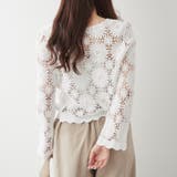 透かし編みカーデ | RMAF NICE CLAUP / OLIVE des OLIVE | 詳細画像20