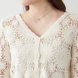 透かし編みカーデ | RMAF NICE CLAUP / OLIVE des OLIVE | 詳細画像31