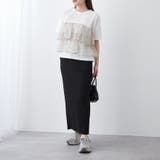 オーガンジードッキング半袖T | NICE CLAUP / OLIVE des OLIVE　OUTLET | 詳細画像20 