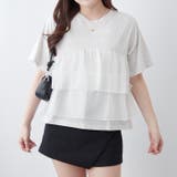 オーガンジードッキング半袖T | NICE CLAUP / OLIVE des OLIVE　OUTLET | 詳細画像31 