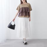 オーガンジードッキング半袖T | NICE CLAUP / OLIVE des OLIVE　OUTLET | 詳細画像48 