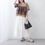 オーガンジードッキング半袖T | NICE CLAUP / OLIVE des OLIVE　OUTLET | 詳細画像49 