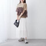 オーガンジードッキング半袖T | NICE CLAUP / OLIVE des OLIVE　OUTLET | 詳細画像50 