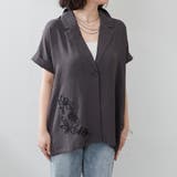 コード刺繍入りゆるテーラージャケット | RMAF NICE CLAUP / OLIVE des OLIVE | 詳細画像21