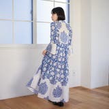 【Web限定】新色追加、総花柄コットンワンピース | RMAF NICE CLAUP / OLIVE des OLIVE | 詳細画像10