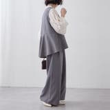 【セットアップ】新色追加!前ジップノースリブラウス+パンツ | RMAF NICE CLAUP / OLIVE des OLIVE | 詳細画像35