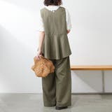 【セットアップ】新色追加!前ジップノースリブラウス+パンツ | RMAF NICE CLAUP / OLIVE des OLIVE | 詳細画像32