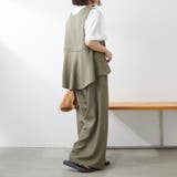 【セットアップ】新色追加!前ジップノースリブラウス+パンツ | RMAF NICE CLAUP / OLIVE des OLIVE | 詳細画像33