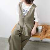 【セットアップ】新色追加!前ジップノースリブラウス+パンツ | RMAF NICE CLAUP / OLIVE des OLIVE | 詳細画像26